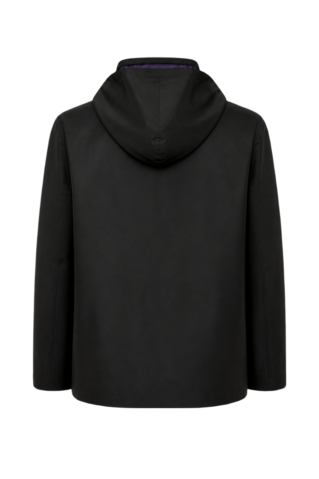 1990s Black Nylon Jacket - Back View
