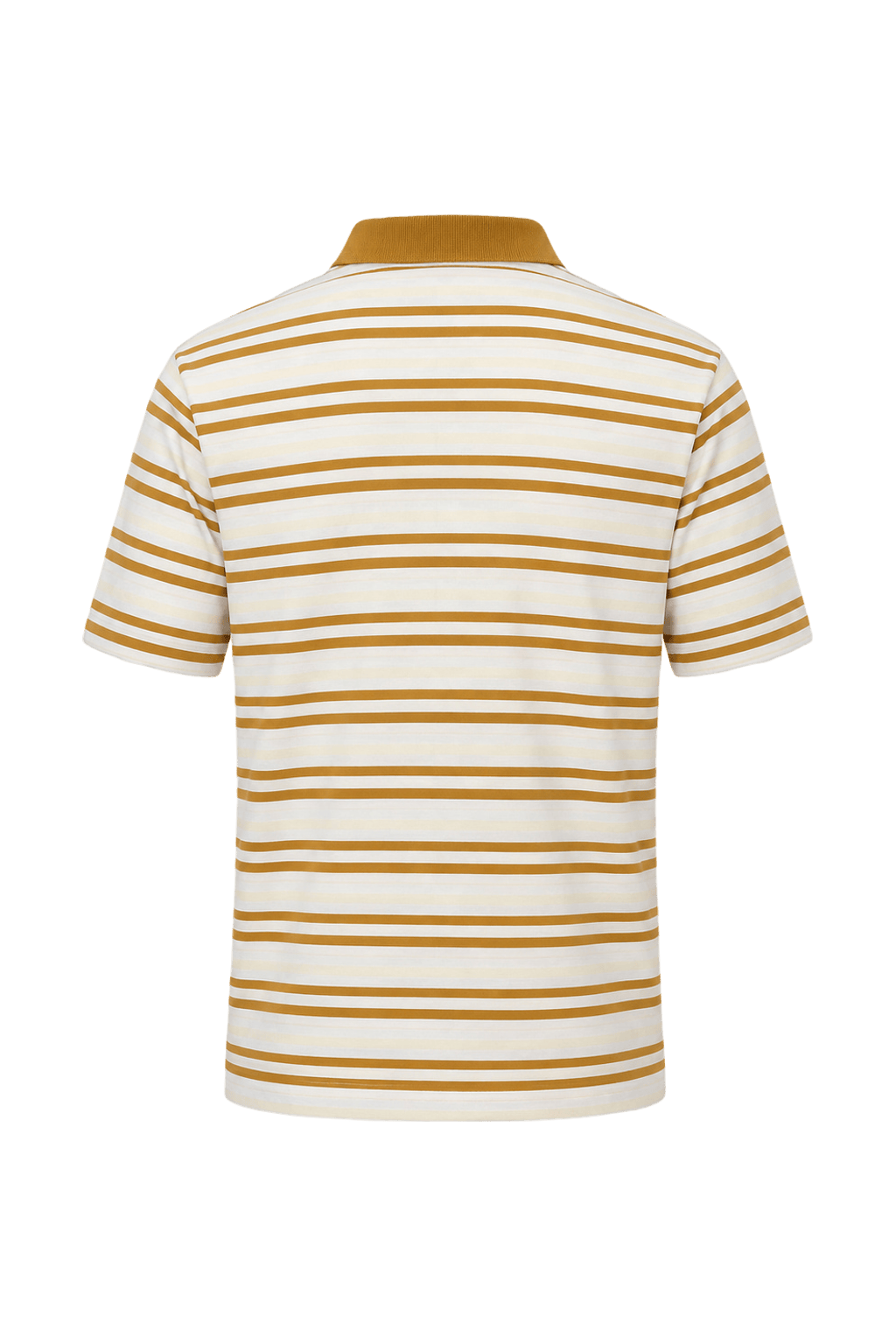 1990s Mustard Yellow Cotton Polo - Back View