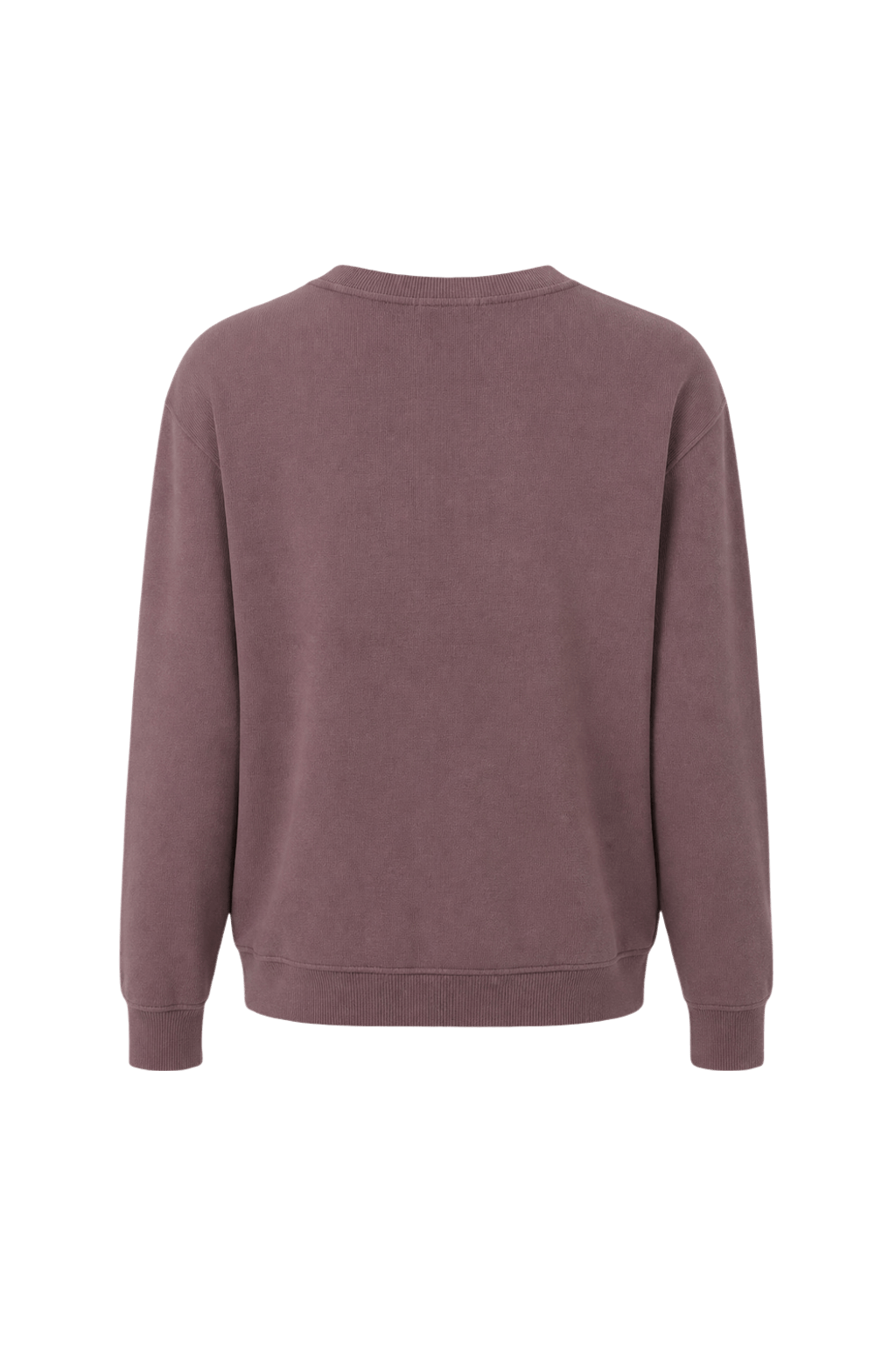 1990s Burgundy Cotton Sweater - Back View