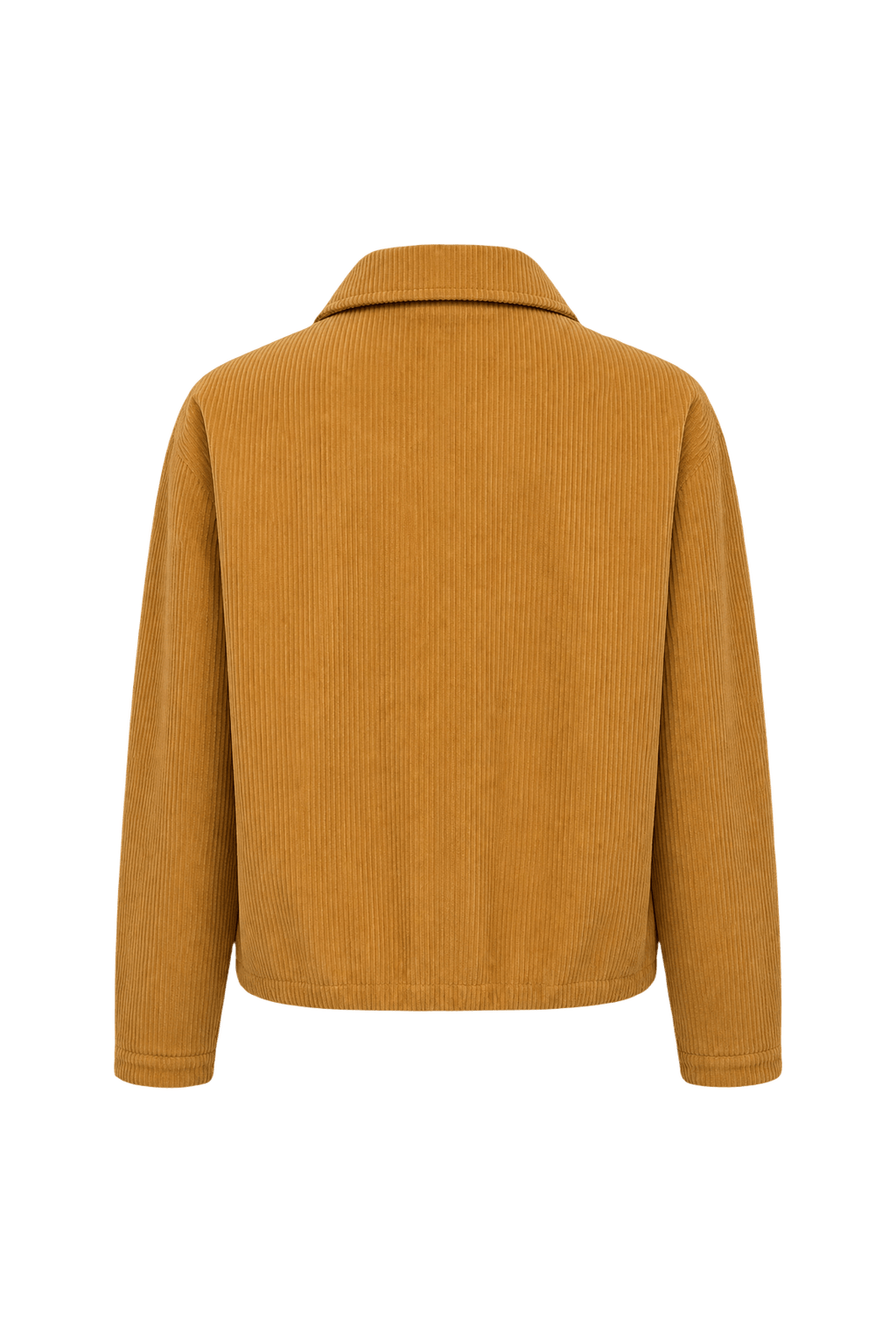1990s Tan Corduroy Jacket - Back View