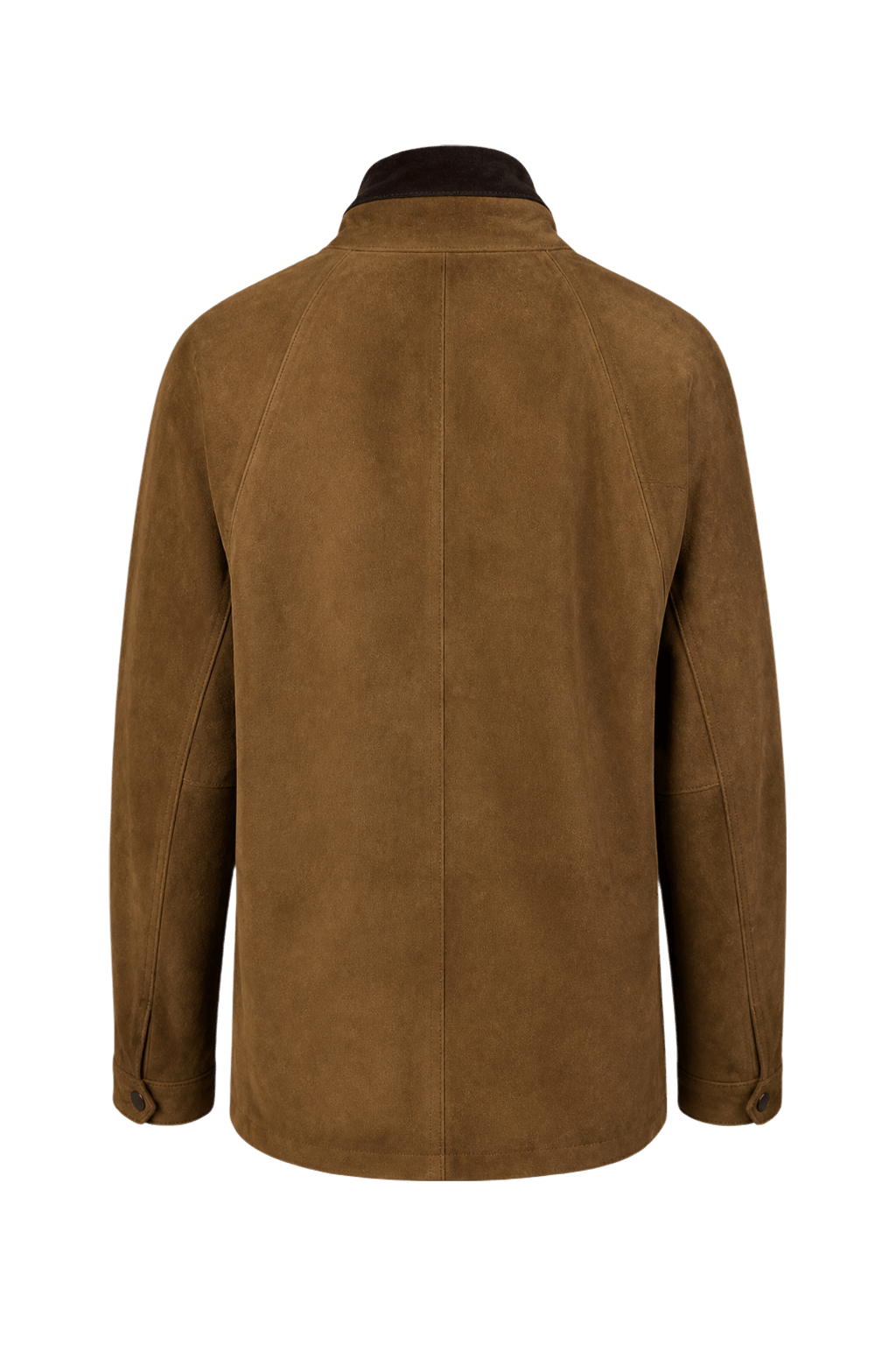 1990s Brown Suede Jacket - Back View