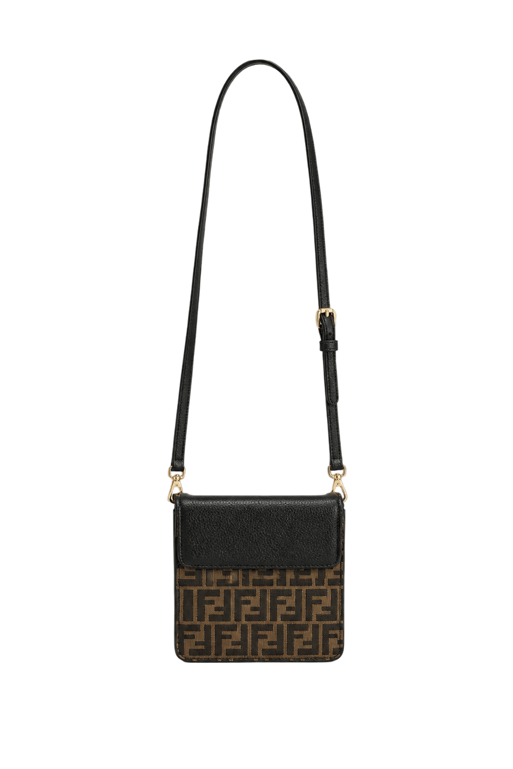 1990s Brown Leather Bag - Back View