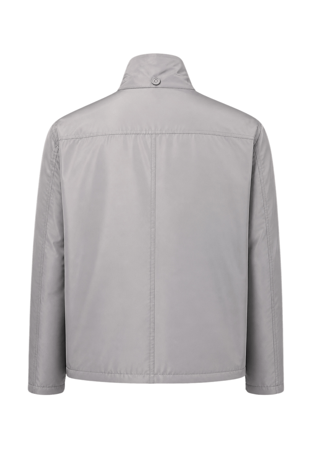 1980s Light Grey Nylon Jacket - Back View
