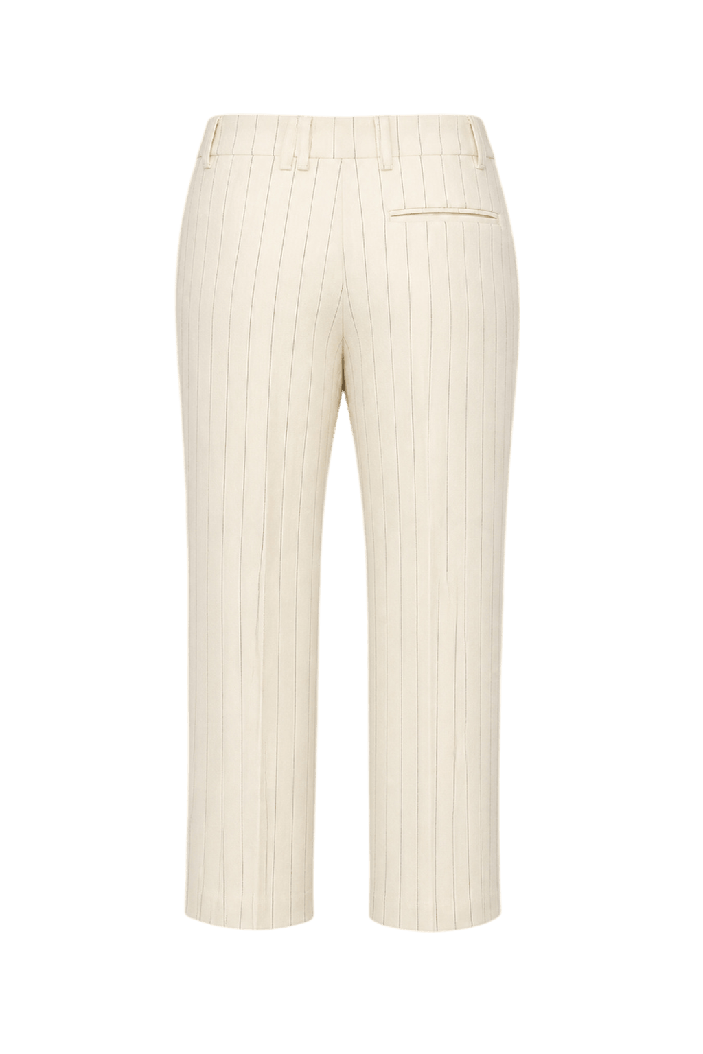 [1940s] Cream Cotton Blend Pants - Back View