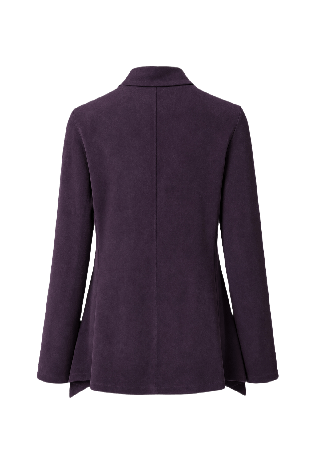 1990s Purple Suede Jacket - Back View