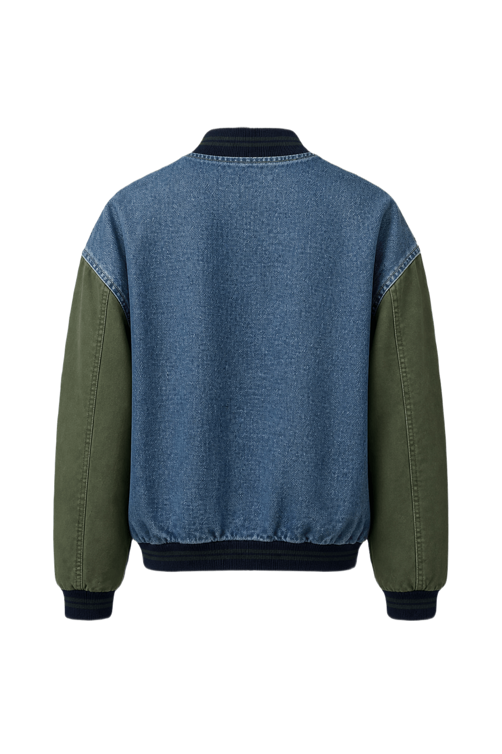 1990s Blue Denim Jacket - Back View