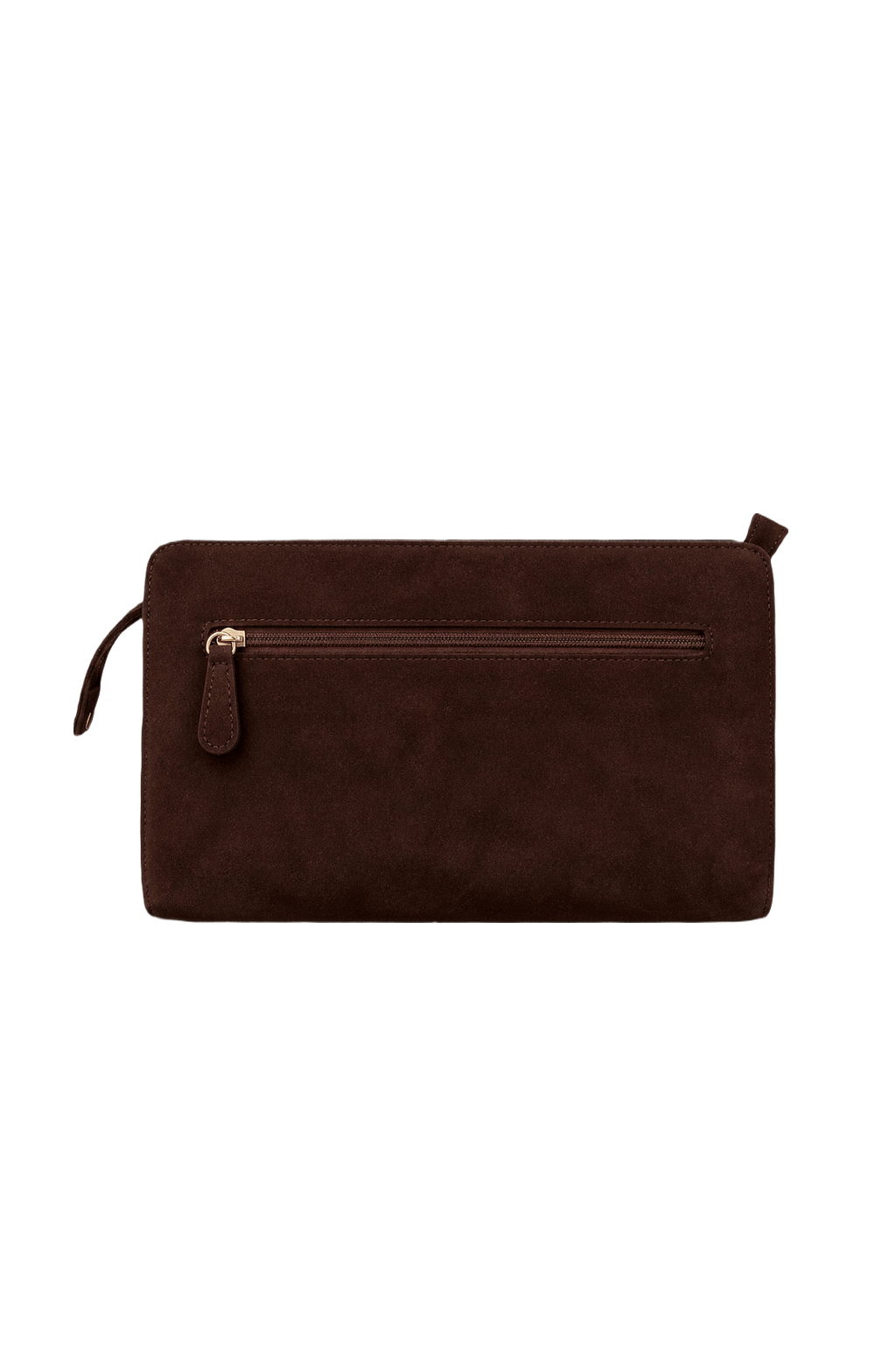 1990s Brown Suede Bag - Back View