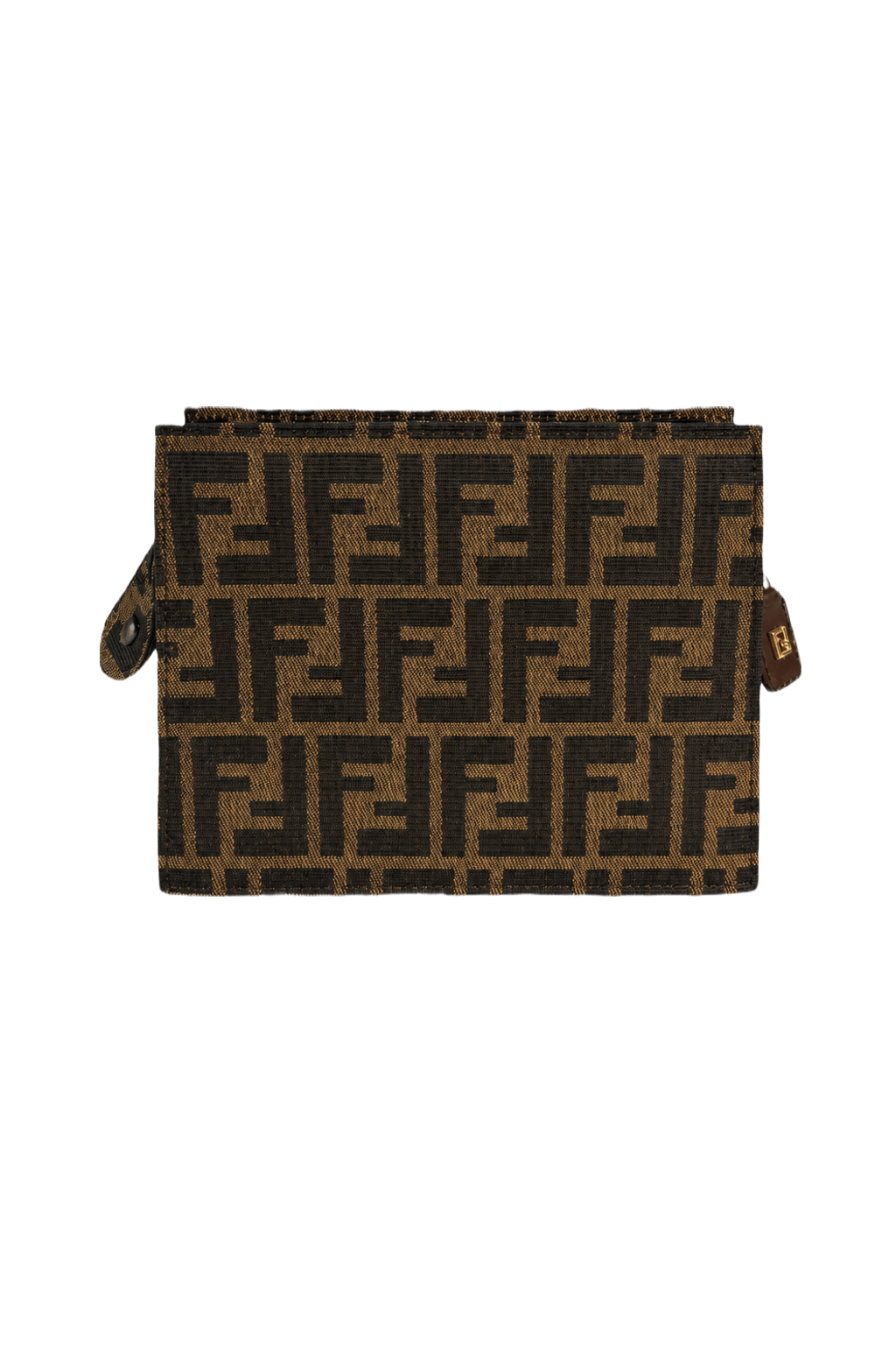 1990s Brown Canvas Bag - Back View