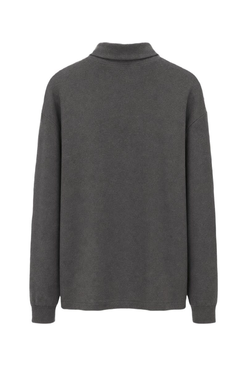 1990s Grey Cotton Sweater - Back View