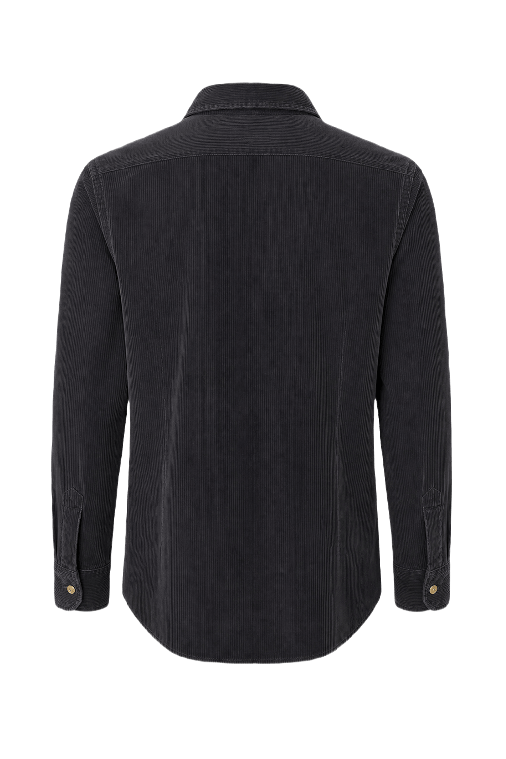 1970s Navy Blue Cotton Shirt - Back View