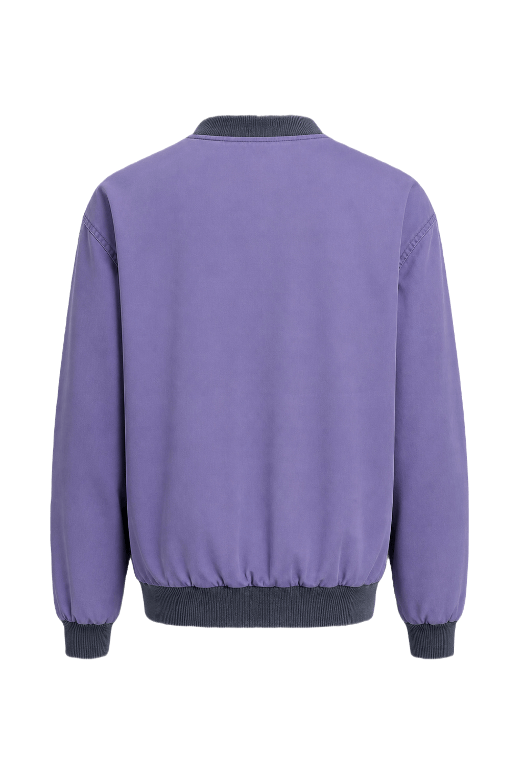 1980s Purple Cotton Jacket - Back View