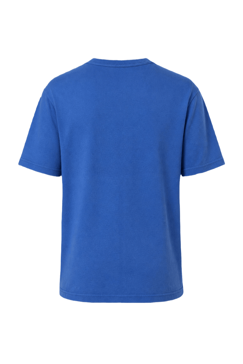 1990s Blue Cotton T-Shirt - Back View
