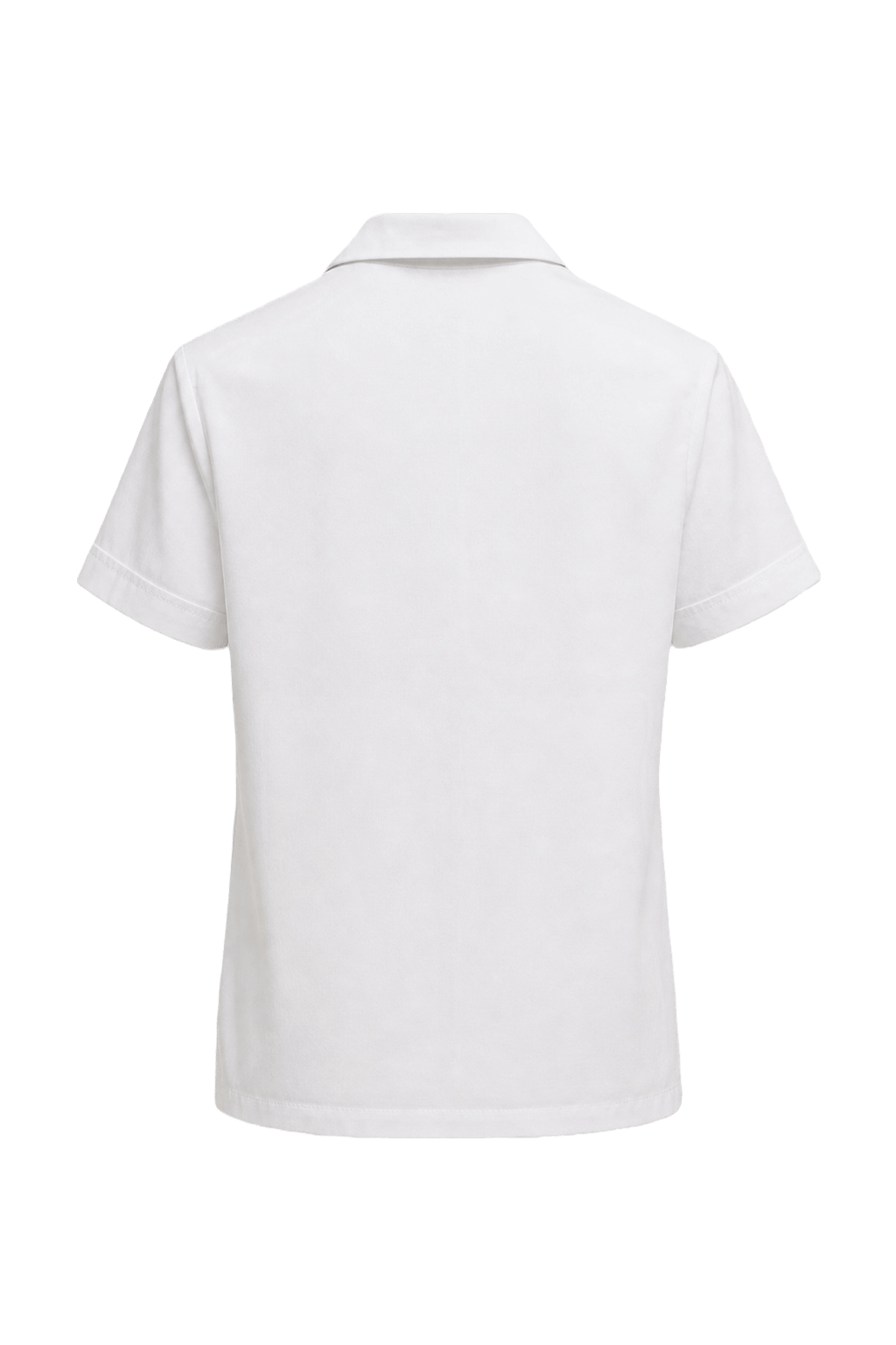 1960s White Cotton Shirt - Back View