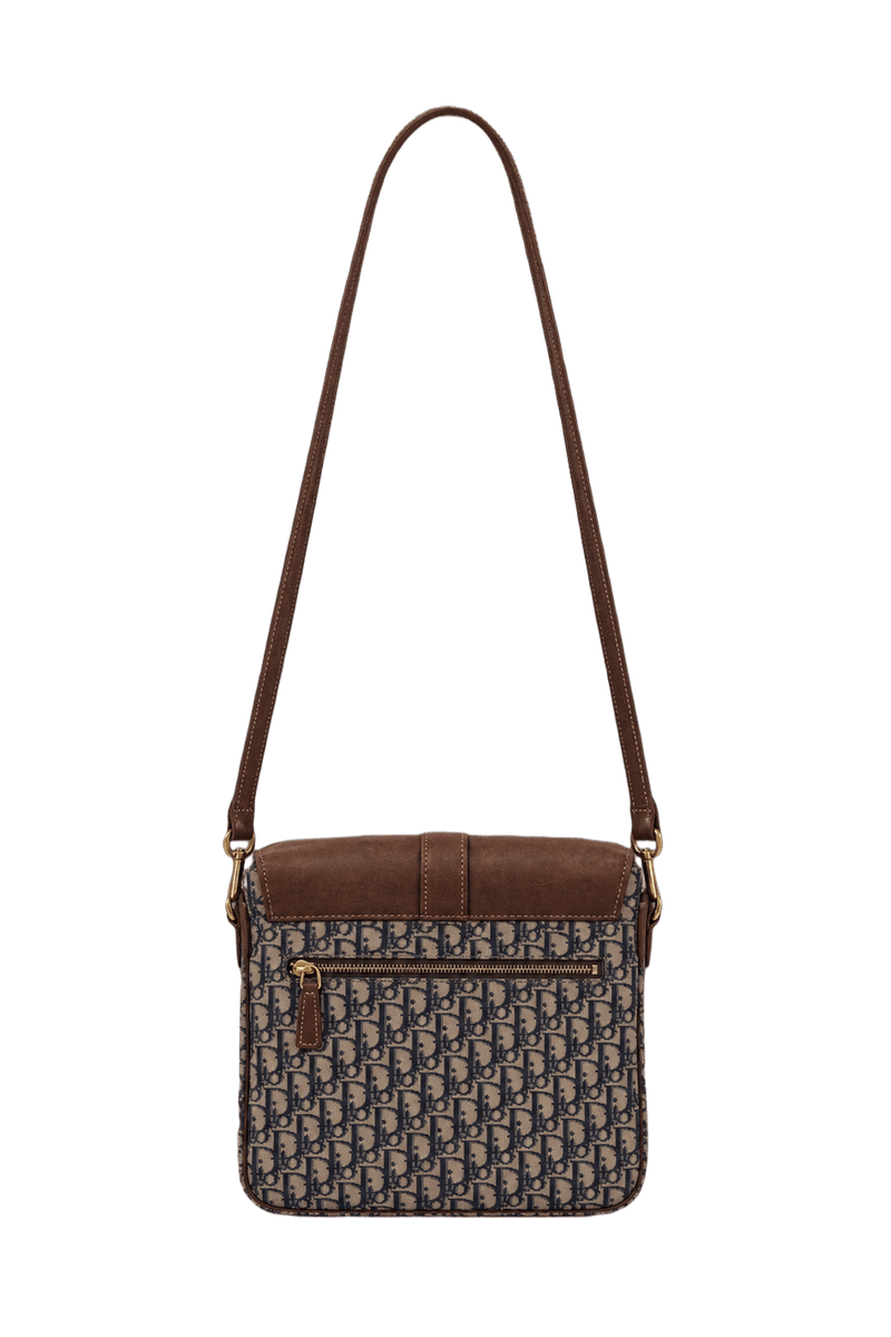 1990s Brown Leather Bag - Back View
