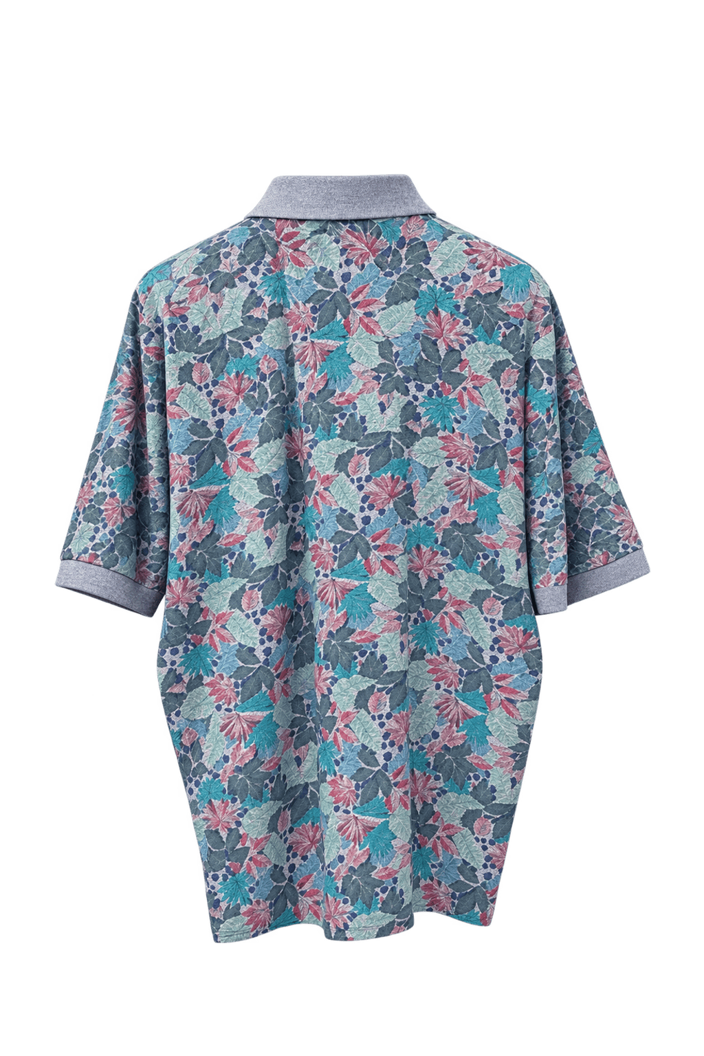 1980s Multi-color Cotton Polo - Back View