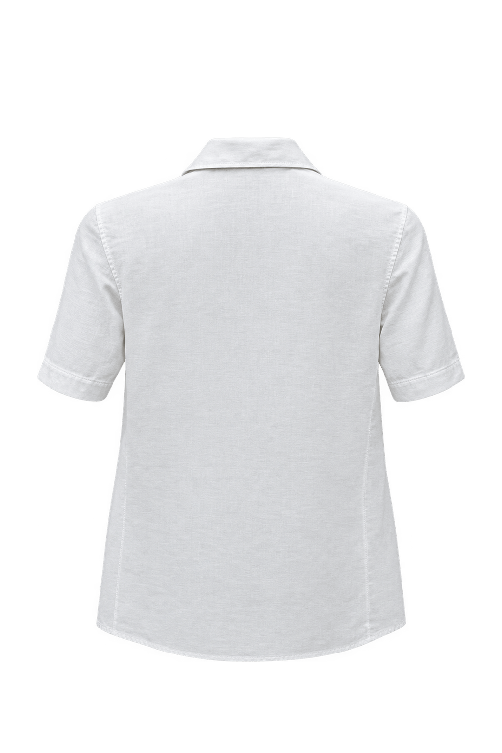 1990s White Cotton Shirt - Back View