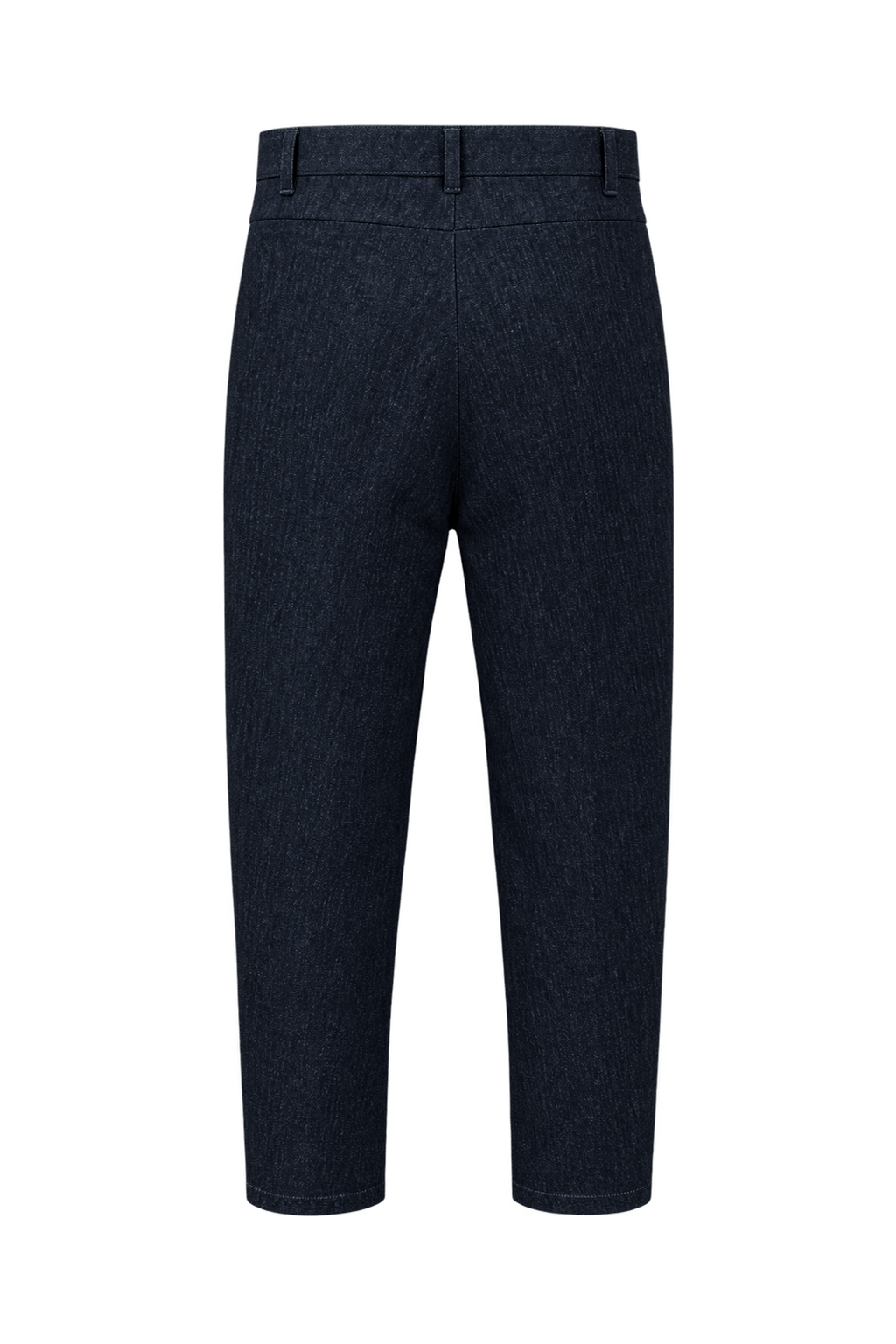 1980s Dark Blue Denim Pants - Back View