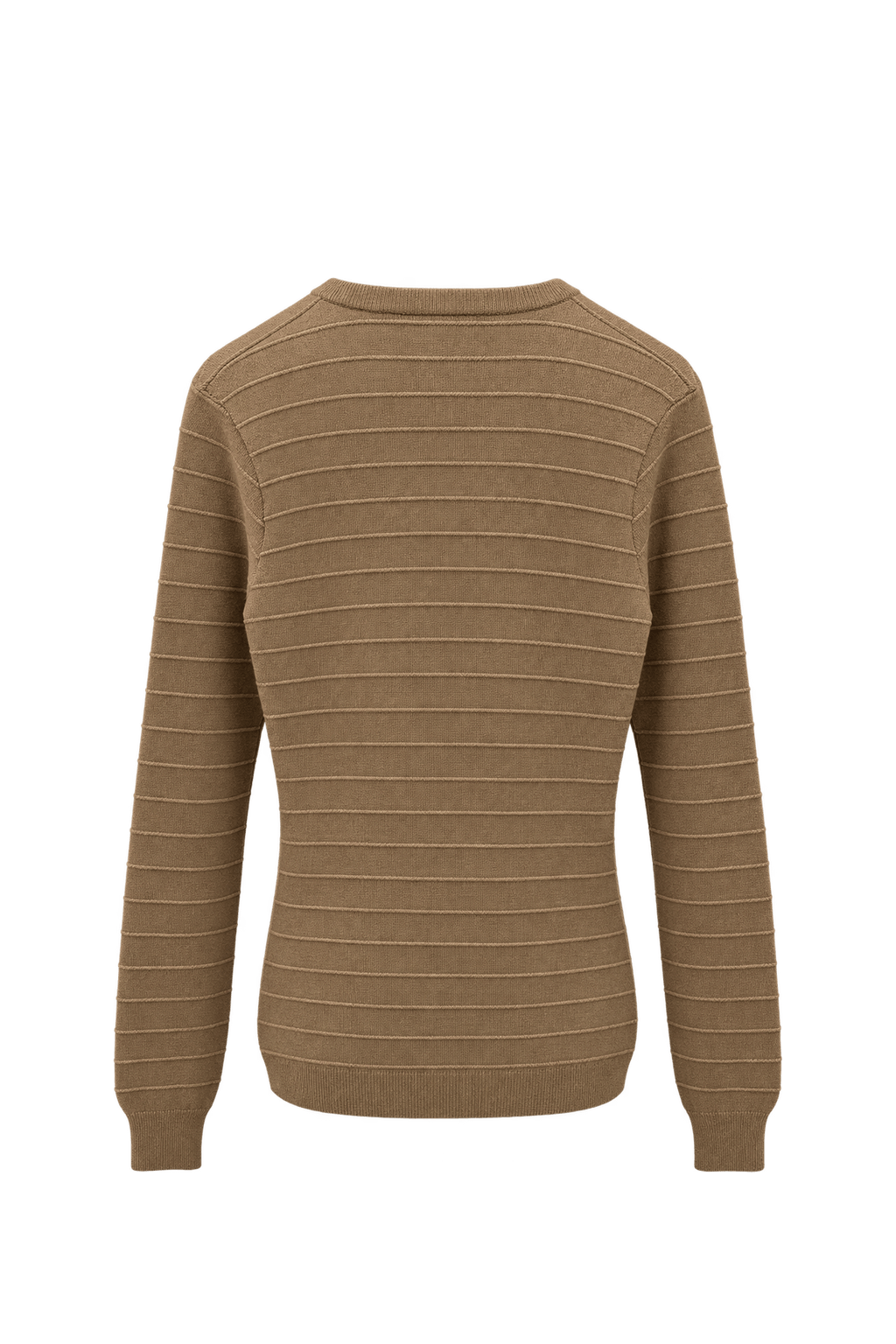 1990s Olive Green Wool Sweater - Back View