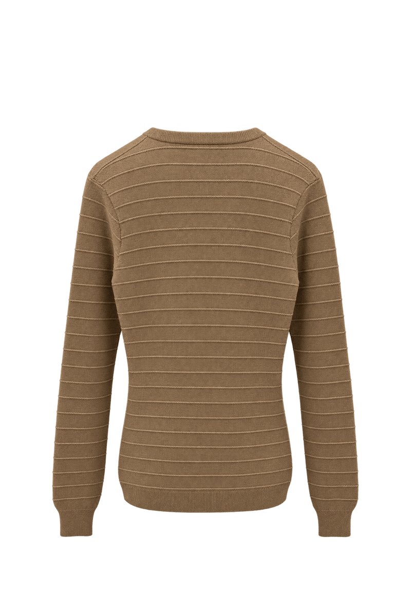 1990s Olive Green Wool Sweater - Back View