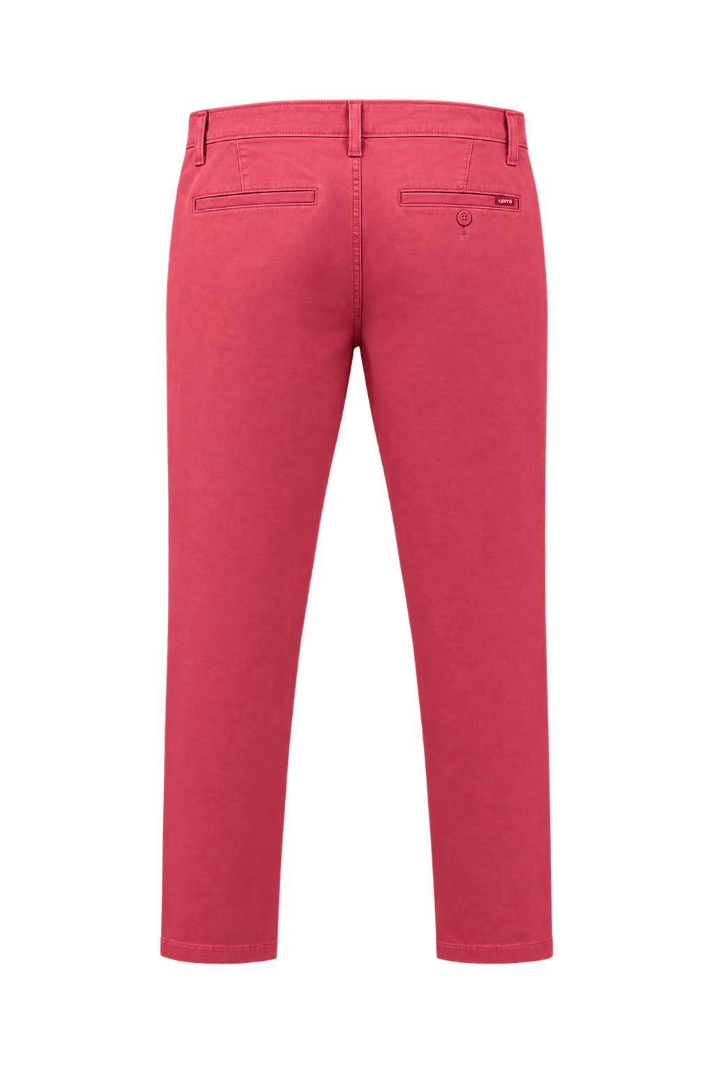 1980s Pink Cotton Pants - Back View