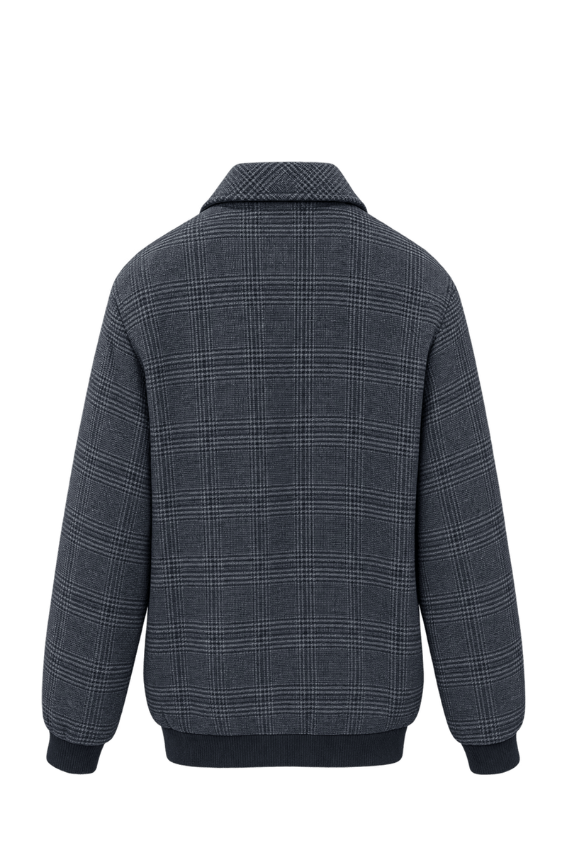 1990s Grey Wool Blend Jacket - Back View