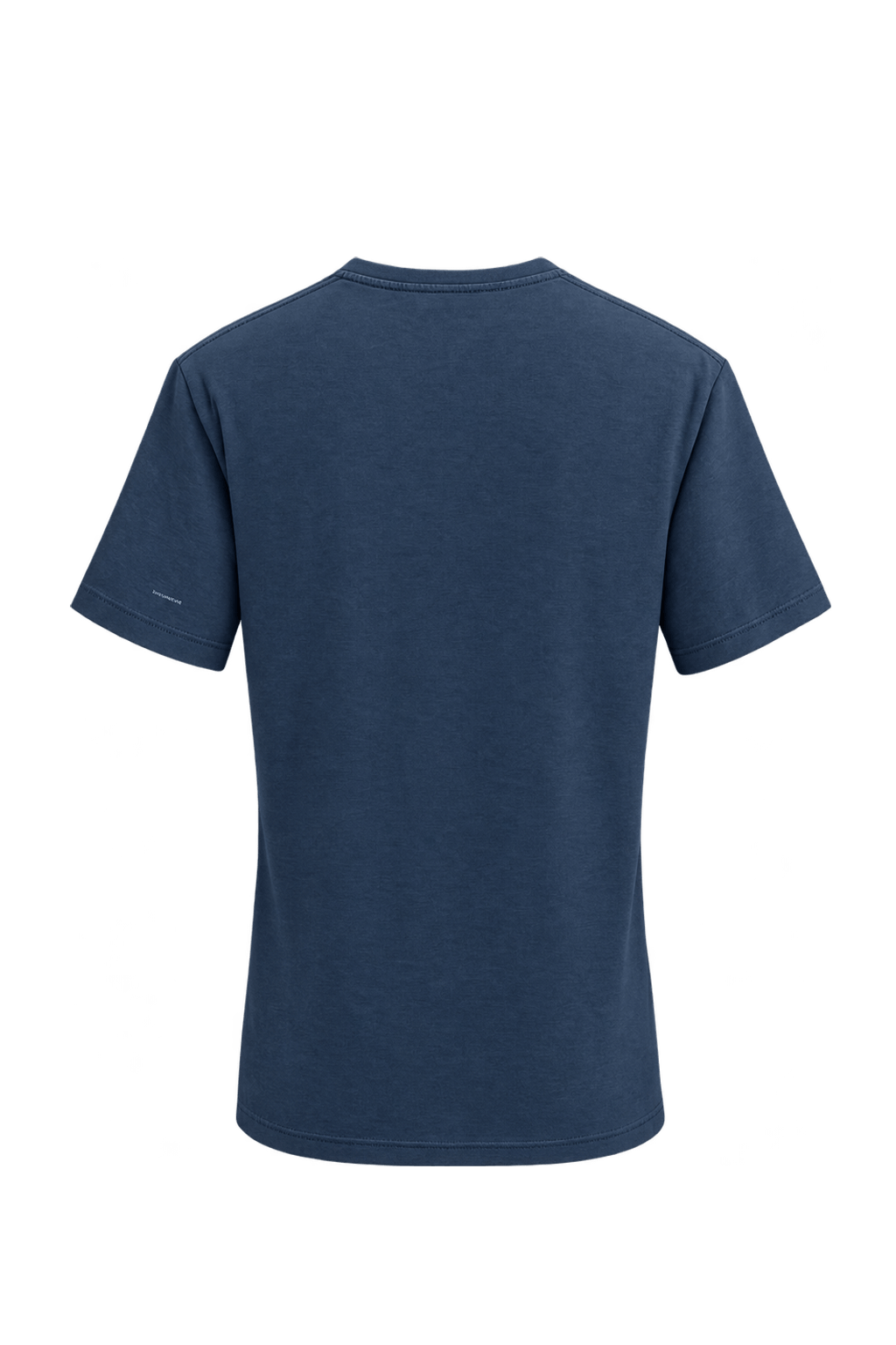 1990s Navy Blue Cotton T-Shirt - Back View