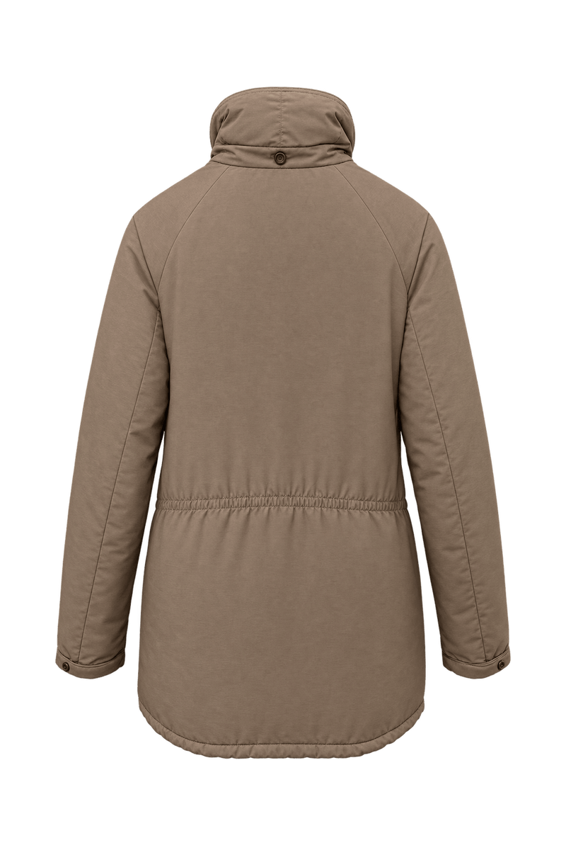 1980s Beige Cotton Jacket - Back View