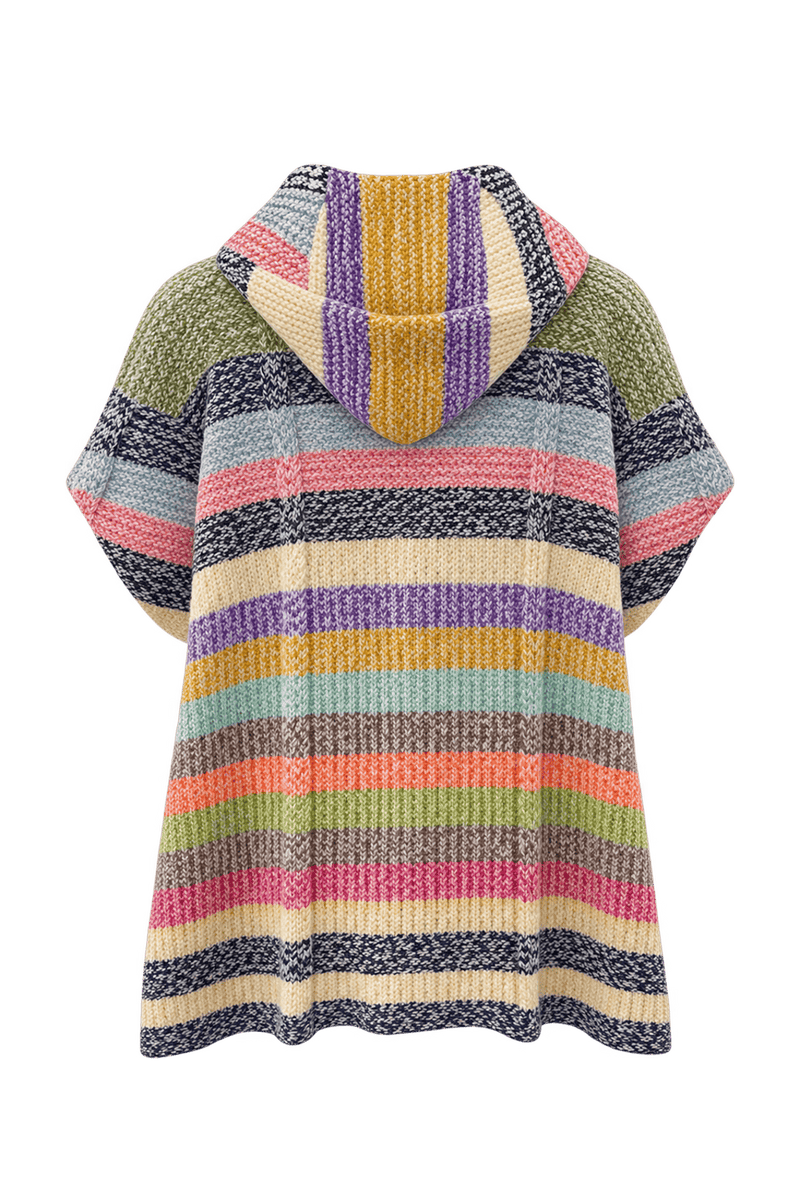 1980s Multi Wool Sweater - Back View