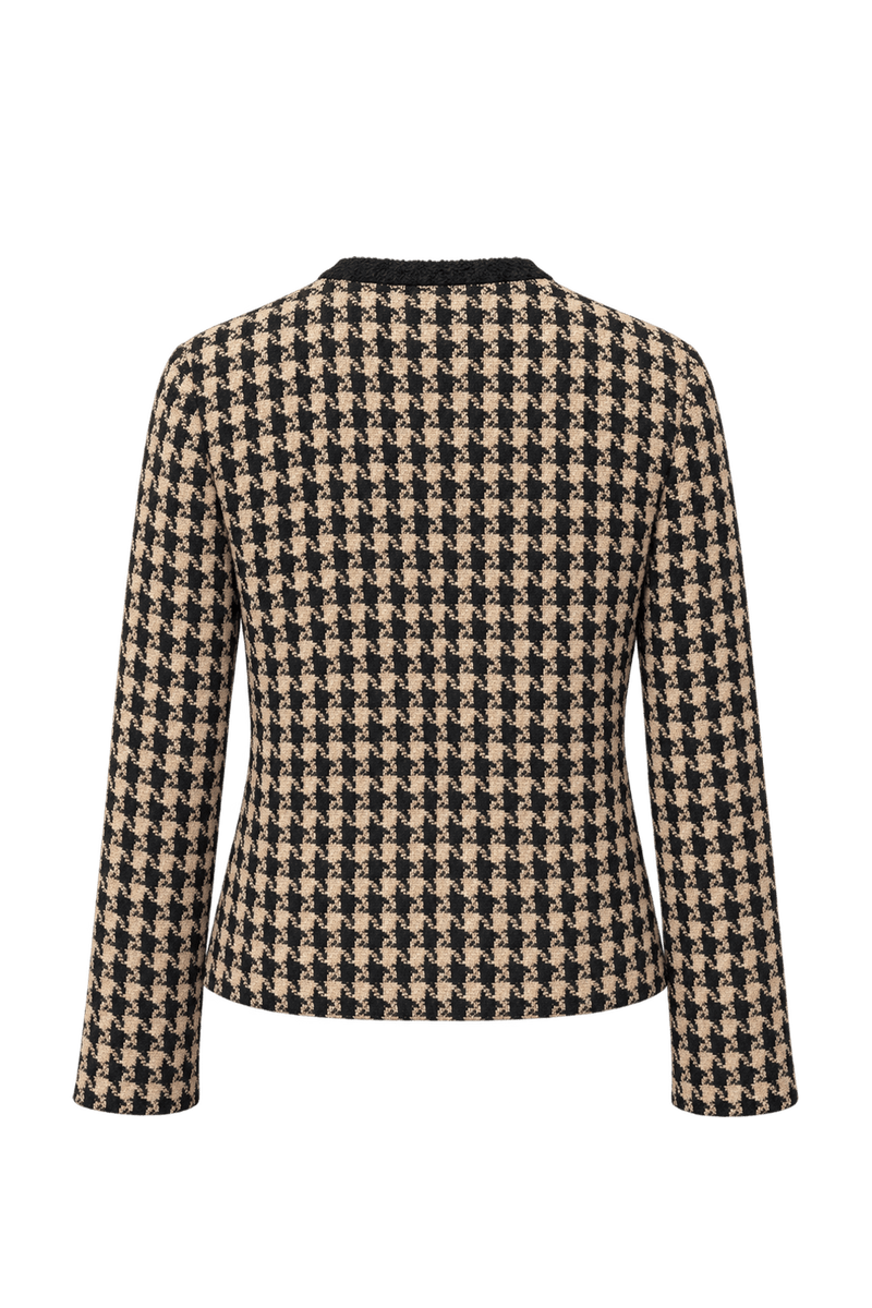 1980s Black Wool Jacket - Back View