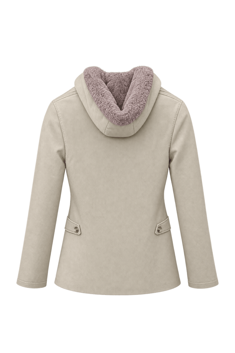 1970s Cream Cotton Jacket - Back View