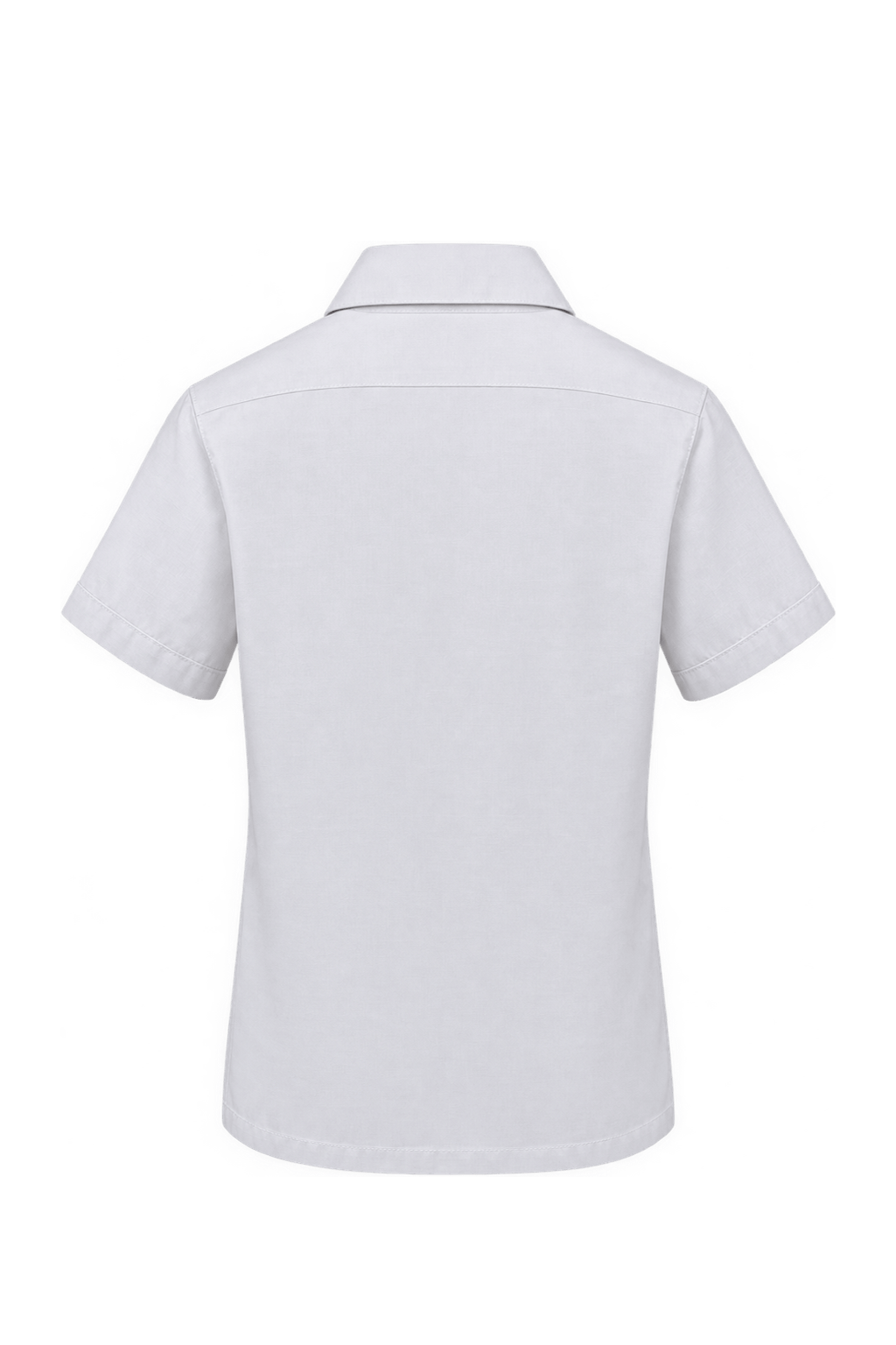 1990s White Smooth Woven Shirt - Back View