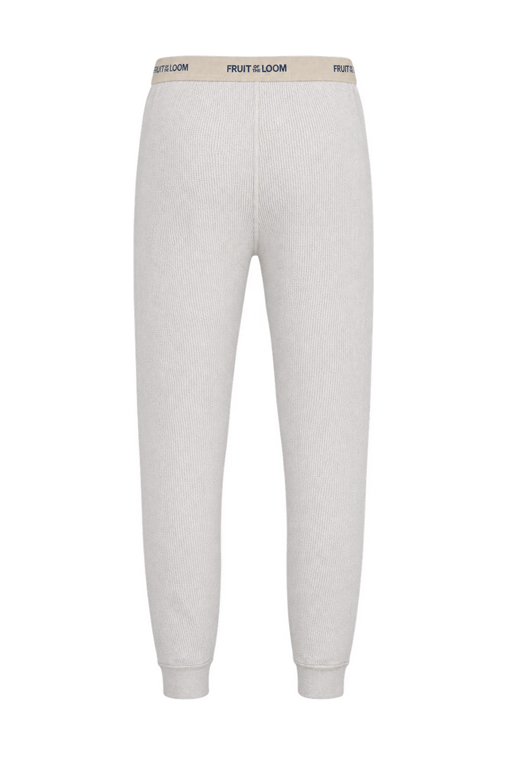 1980s Off-White Cotton-Blend Leggings - Back View