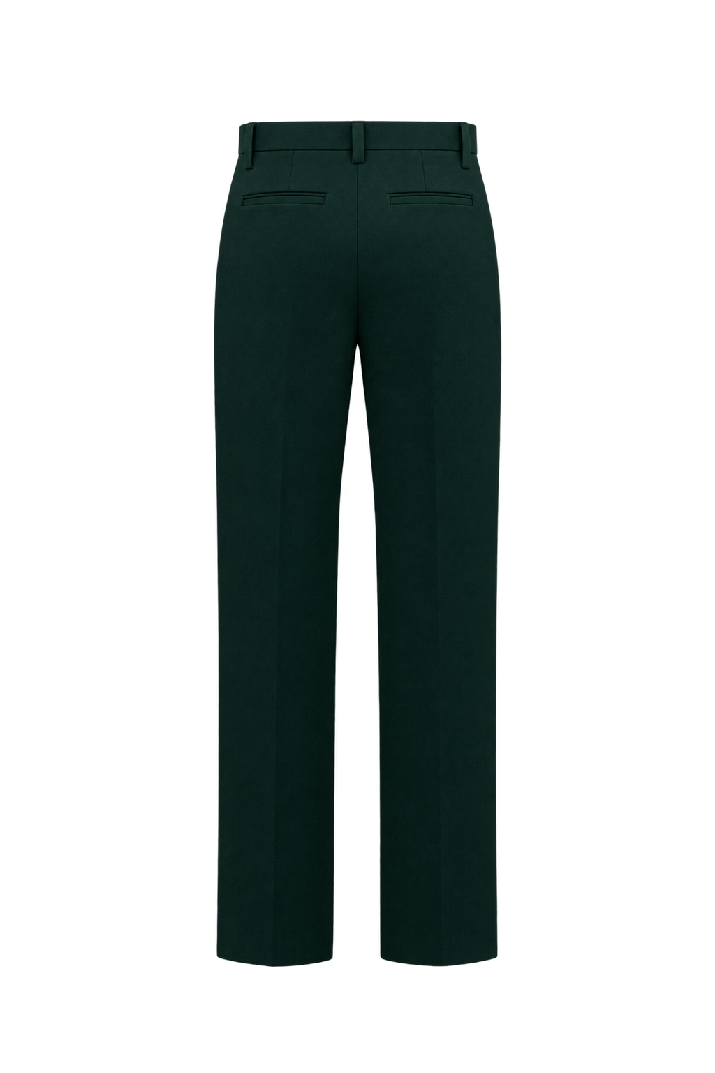 1990s Black Woven Trousers - Back View