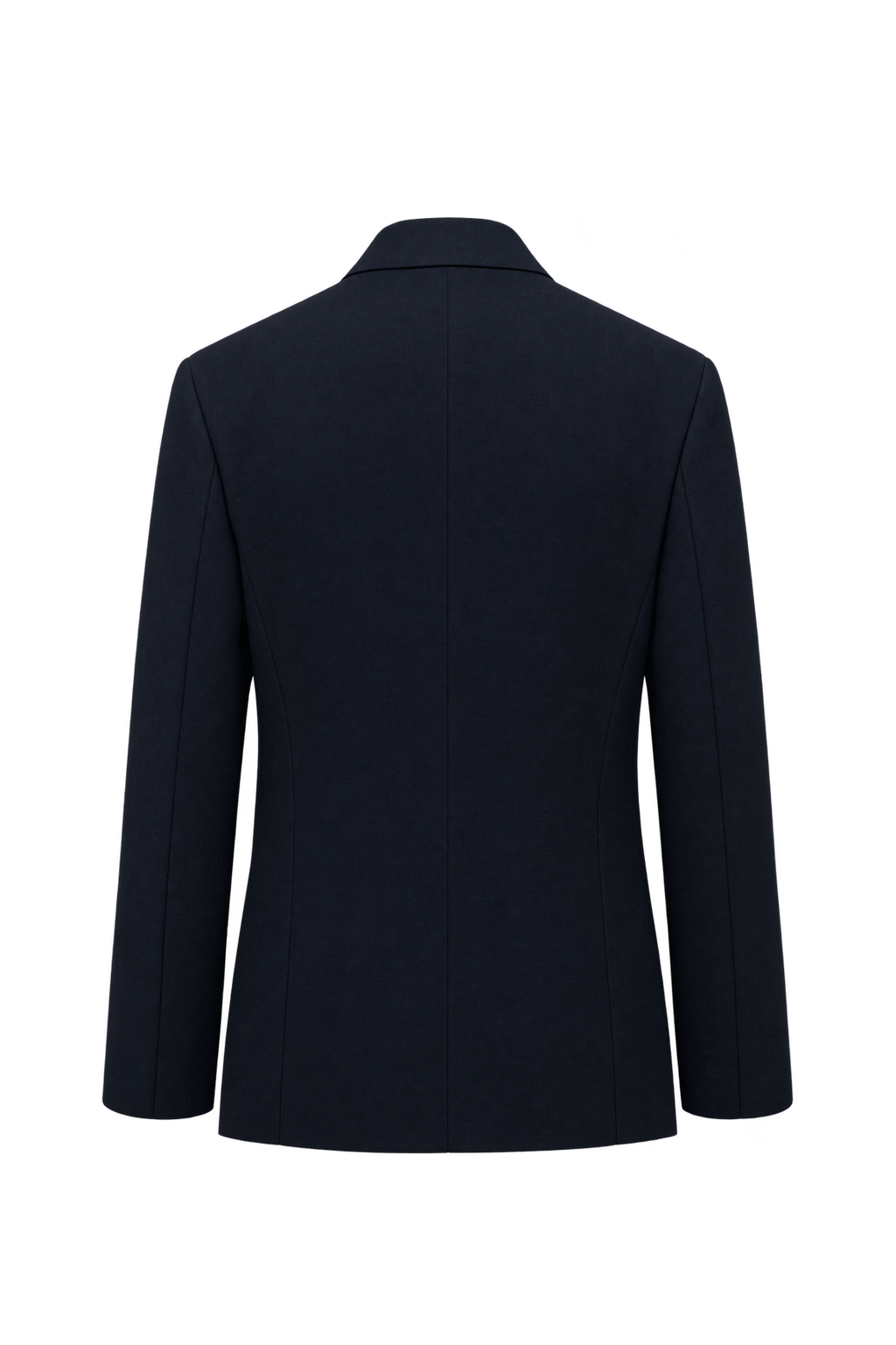 1980s Black Woven Blazer - Back View