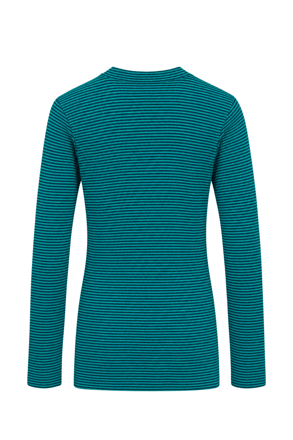 1990s Dark Teal Green Knit Sweater - Back View