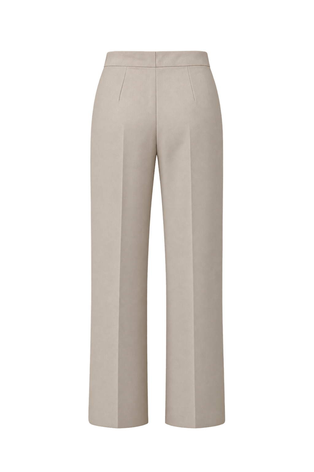 1990s Cream Beige Woven Trousers - Back View