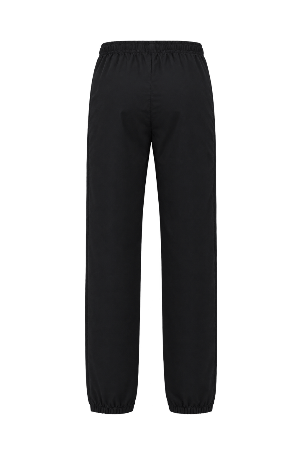 1990s Black Synthetic Pants - Back View