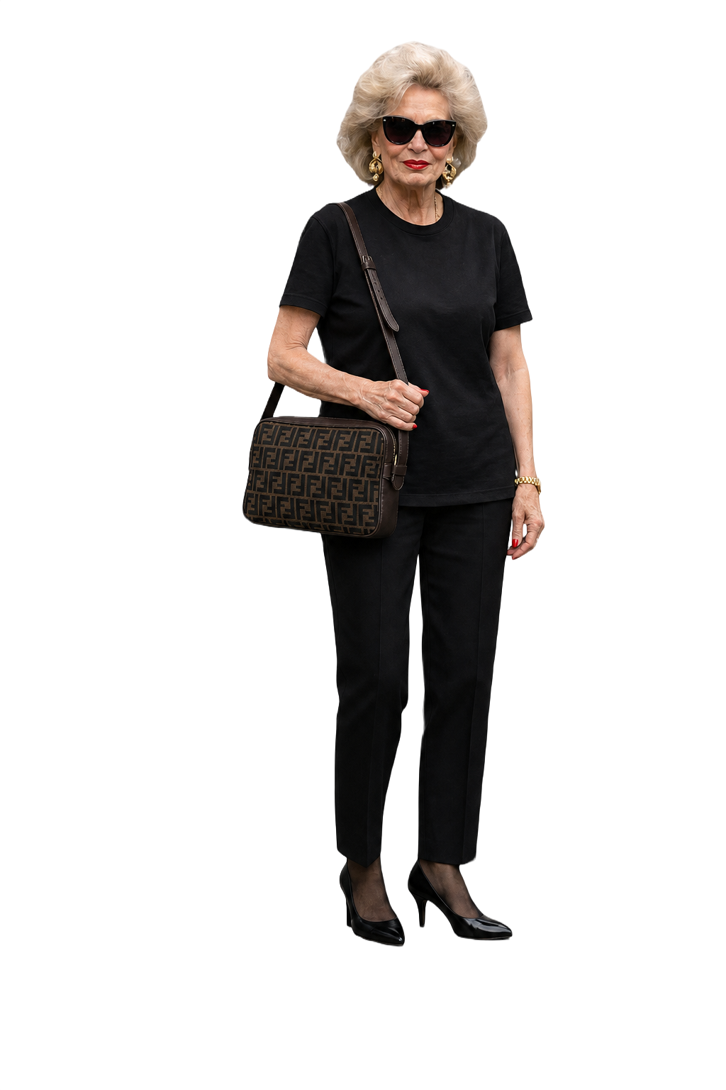 1990s Brown Canvas Bag - Model
