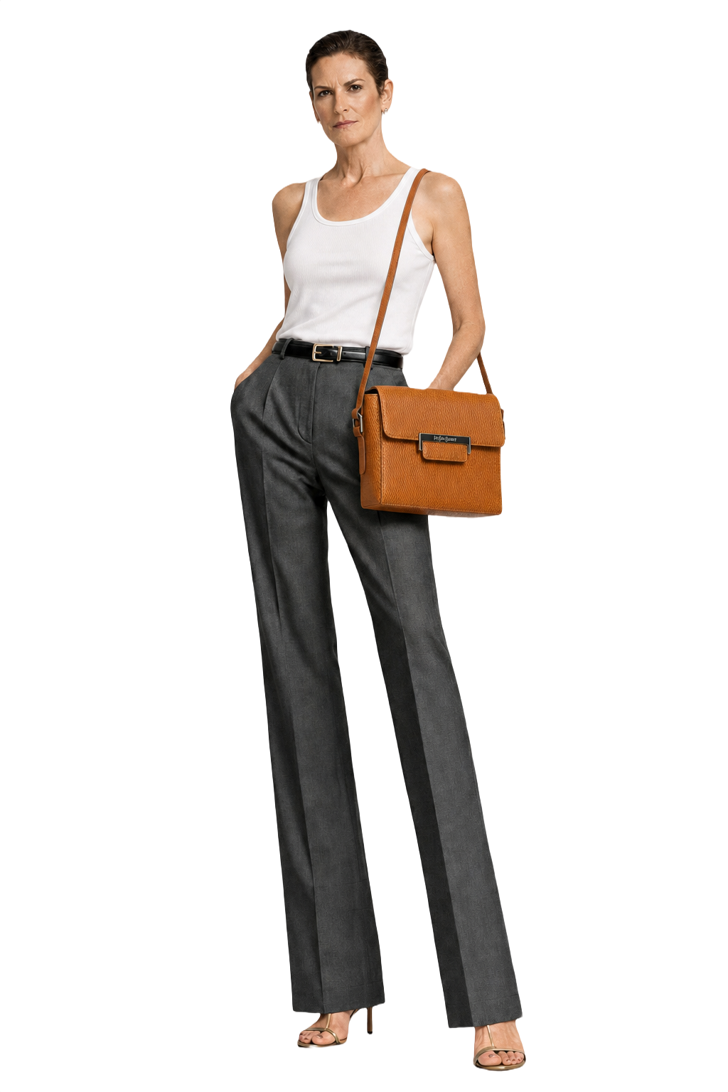 1980s Tan Leather Bag - Model