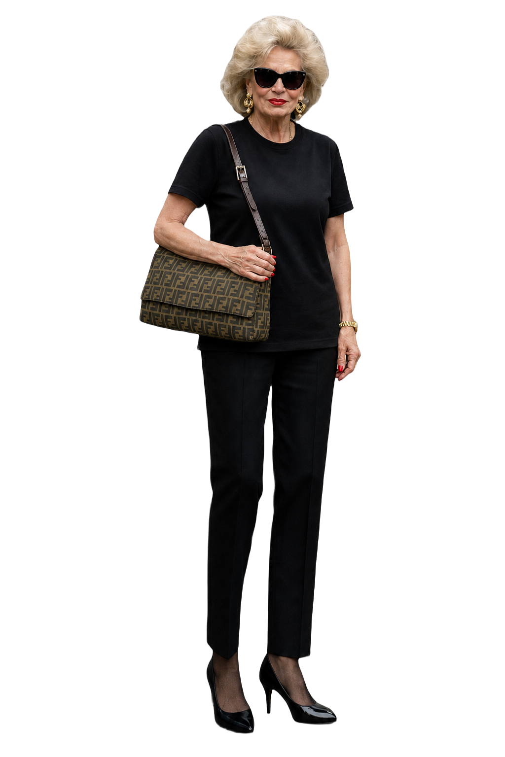 1980s Brown Canvas Bag - Model