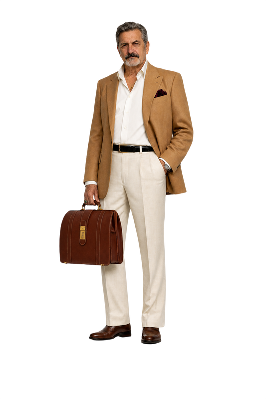 1980s Brown Leather Bag - Model