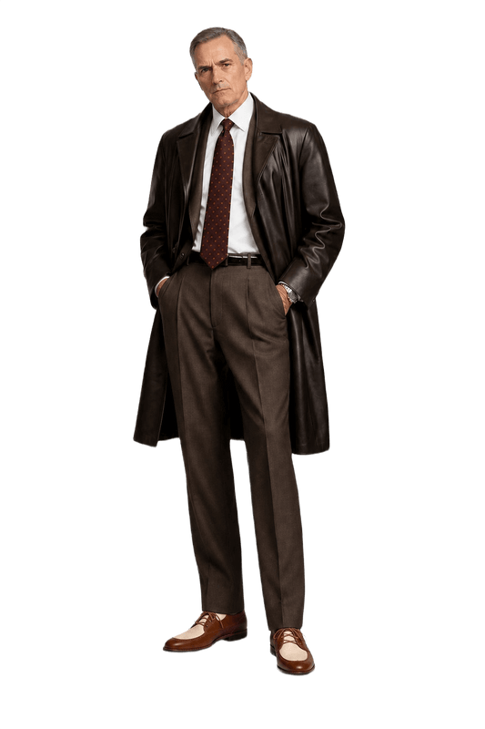 1990s Brown Leather Shoes - Model