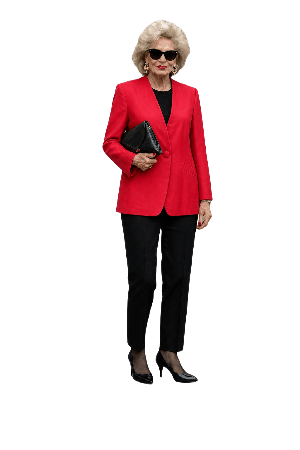 1980s Pink Rayon Blazer - Model