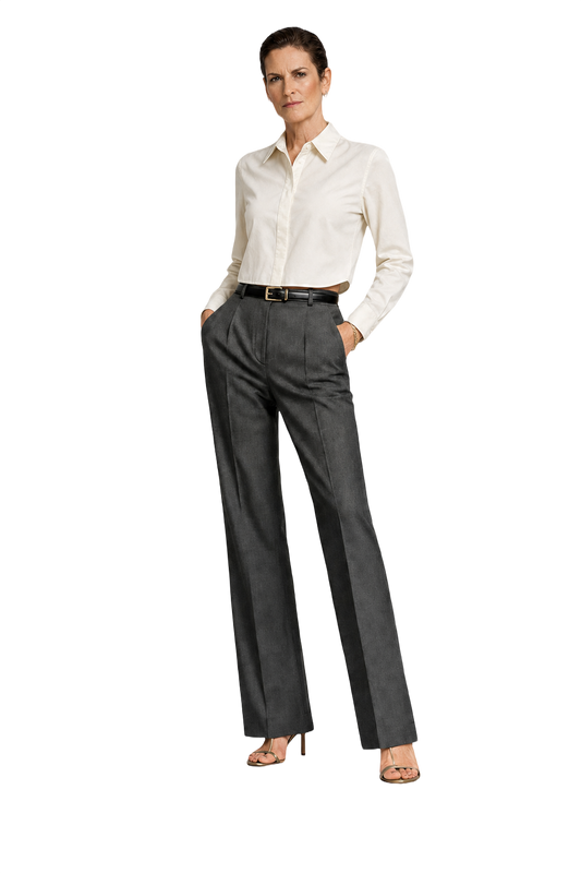 1990s White Cotton Button-Down Shirt - Model