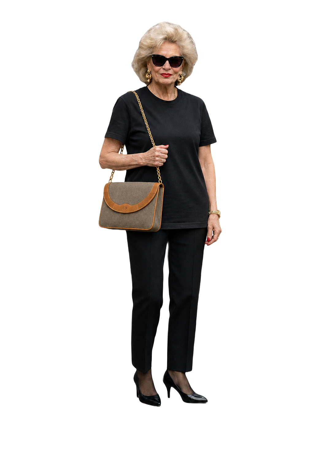 1980s Brown Leather Bag - Model