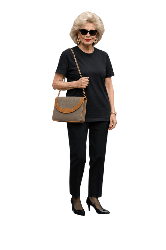 1980s Brown Leather Bag - Model