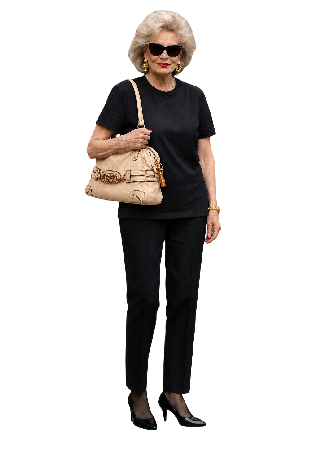 2000s Cream Leather Bag - Model