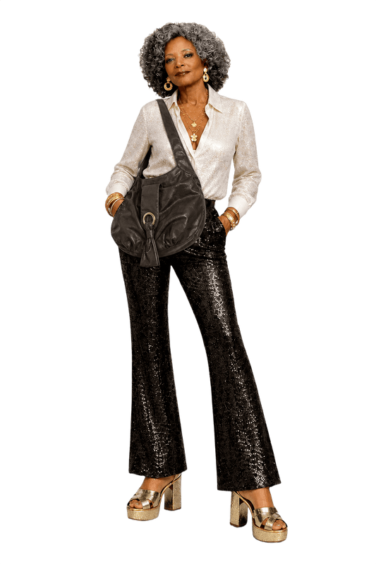 1990s Black Leather Bag - Model