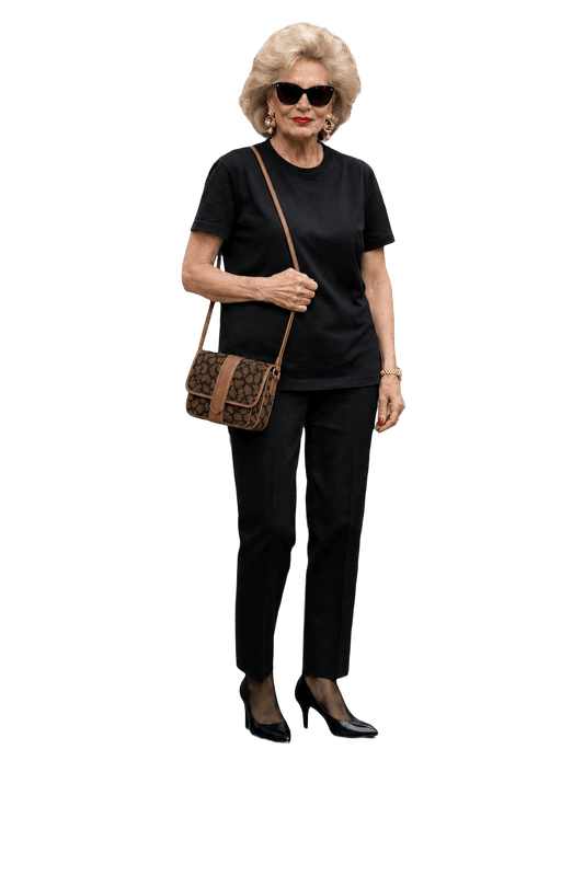1980s Brown Canvas Bag - Model