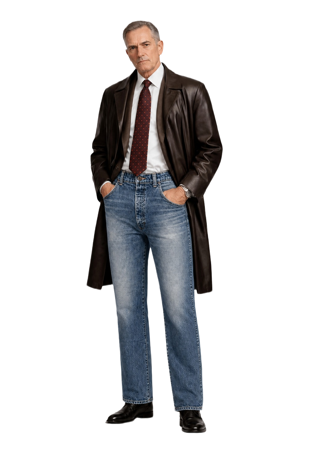 1990s Light Blue Denim Jeans - Model